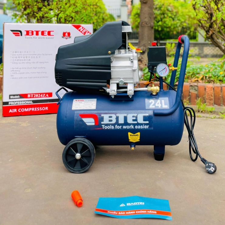 Máy nén khí 24 lít Btec BT2024ZA chạy dầu