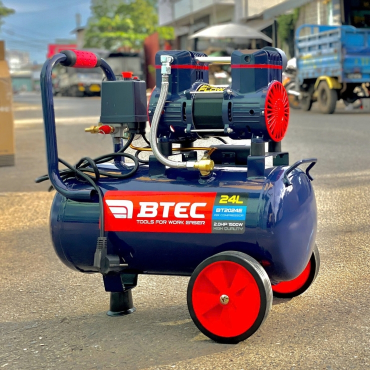 Máy nén khí không dầu 24 lít Btec BT2024ES