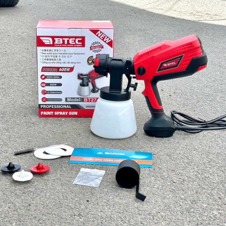 Máy phun sơn điện Btec 27 -800A