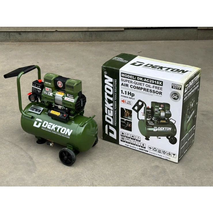 Máy nén khí không dầu 18 lít Dekton DK-AC2918X