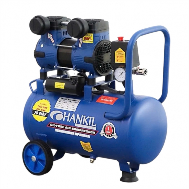 Máy nén khí không dầu 24 lít Hankil 24-2.0
